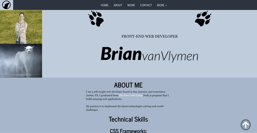 Interactive Front-End Developer Showcase project